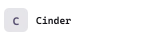 Cinder SaaS logo